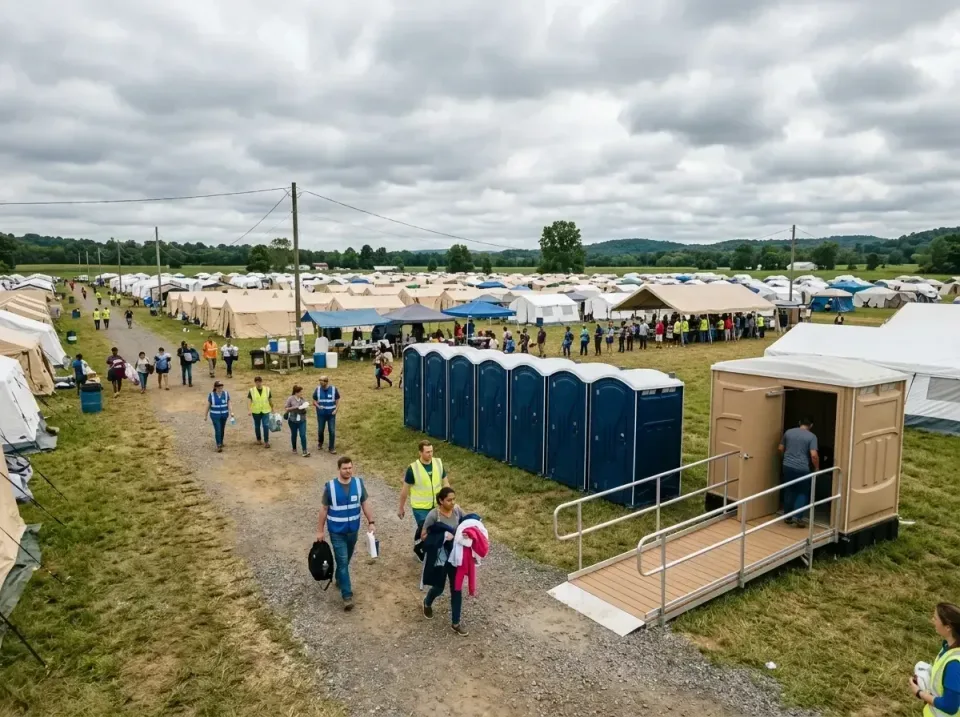 disaster-relief-camp-restrooms-010 — frequently asked questions, Dumpster & Portable Bathrooms Rental in Leachville, AR